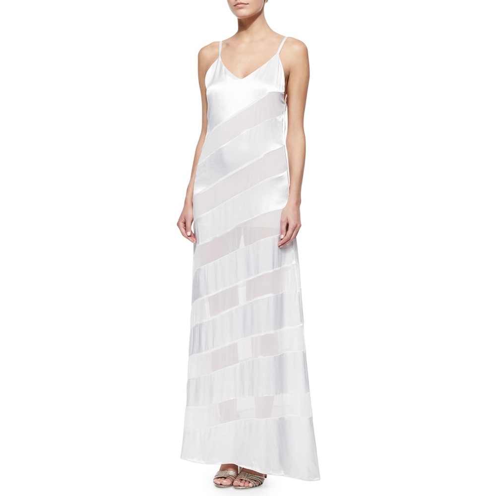 white alice and olivia maxi dress